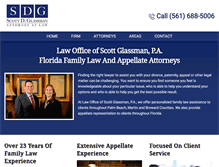 Tablet Screenshot of glassmanlaw.net